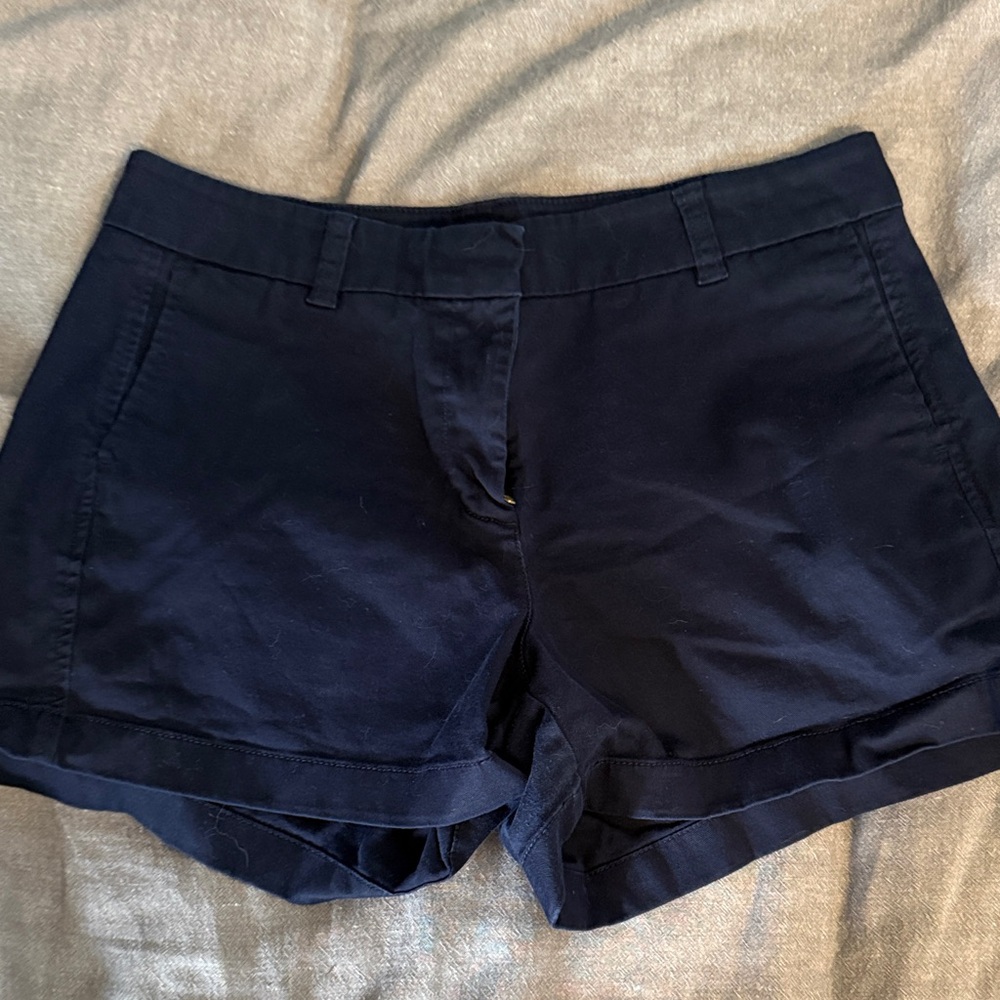 J. Crew Dark Blue Women's Bermudas